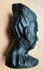 Ebbenhouten vrouwenhoofdje, Afrika, Antiek en Kunst, Ophalen of Verzenden