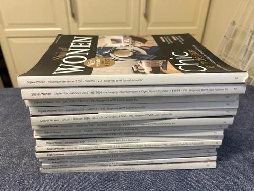 Stijlvol Wonen - Collectie Tijdschriften 2009-2016, Boeken, Tijdschriften en Kranten, Gelezen, Overige typen, Ophalen of Verzenden