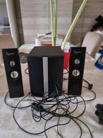 Gembird speakers alleen ophalen, Audio, Tv en Foto, Luidsprekers, Gebruikt, 120 watt of meer, Front, Rear of Stereo speakers, Ophalen