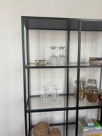 IKEA Vittsjo stellingkast zwartbruin glas, Ophalen, Met plank(en), 50 tot 100 cm, Zo goed als nieuw