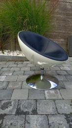 Space Age design draaistoel (Egg Chair stijl), Huis en Inrichting, Stoelen, Ophalen, Gebruikt, Wit, Space age