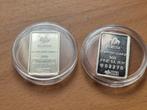 Pamp Suisse & KNM: 2 x ¼ oz Silver Bar. Laag serienummer!, Postzegels en Munten, Edelmetalen en Baren, Ophalen of Verzenden, Zilver