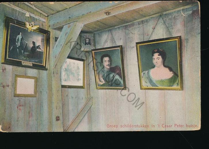 Zaandam - Czaar Peterhuisje [KRST009-1645, Verzamelen, Ansichtkaarten | Nederland, Gelopen, Noord-Holland, Voor 1920, Verzenden