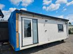 L chalet 3.50x8.00m+3.50x8.00m €4450,-, Doe-het-zelf en Verbouw, Bouwketen en Schaftketen, Ophalen, Gebruikt