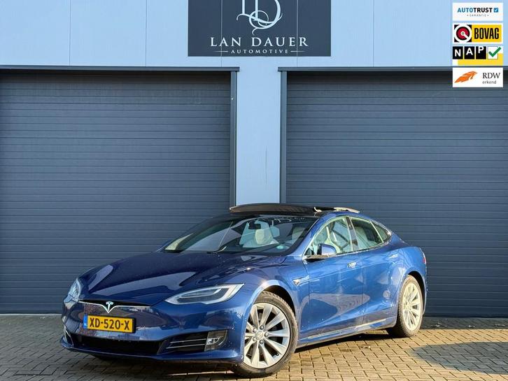 Tesla Model S 75D Base / SCHUIFDAK / LEDER / 2.5 AUTOPILOT, Auto's, Tesla, Bedrijf, Te koop, Model S, 4x4, ABS, Achteruitrijcamera