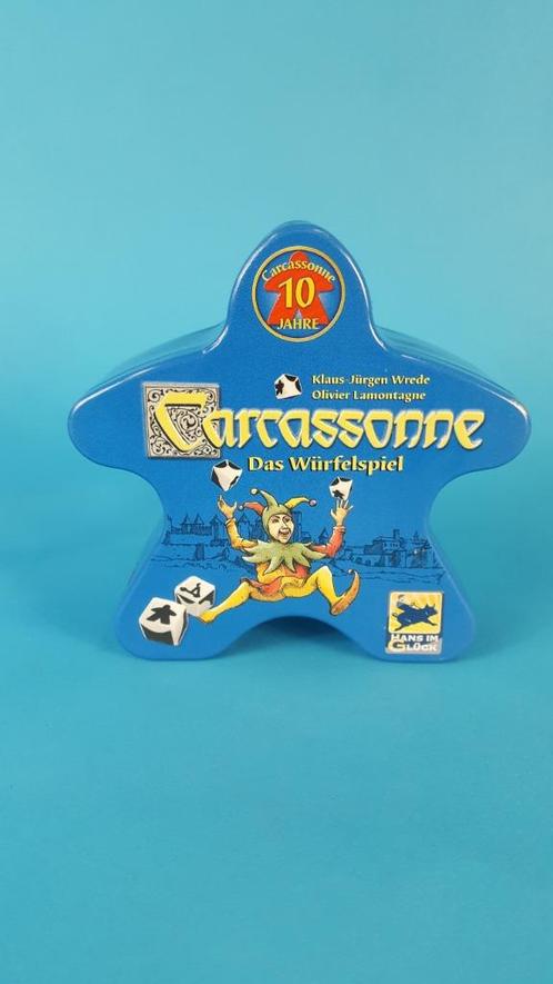 Carcassonne dobbelspel, 10 jaar. Duitse spelregels. 7C6, Hobby en Vrije tijd, Gezelschapsspellen | Overige, Gebruikt, Ophalen of Verzenden