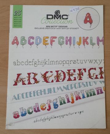 Mini Motif Designs Alfabet Patronenboekje nr.23 - DMC -1993 beschikbaar voor biedingen