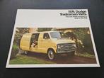 Brochure Dodge Tradesman Vans 1976 USA, Ophalen of Verzenden, Zo goed als nieuw