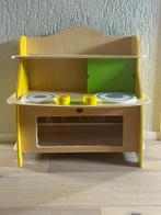 Houten kinderkeuken in goede staat en compact, Kinderen en Baby's, Speelgoed | Houten speelgoed, Ophalen of Verzenden, Zo goed als nieuw