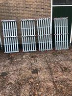 5 Rea kunststof legborden en 3 korvenwagens incompleet, Ophalen, Gebruikt