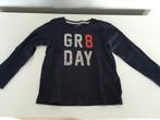 Donkerblauw shirt Gr8day jongens 98 104 longsleeve shirts, Verzenden, Zo goed als nieuw, Jongen, Shirt of Longsleeve
