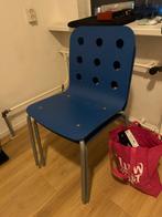 Twee Blauwe Houten Stoelen, Ophalen, Gebruikt, Twee, Blauw