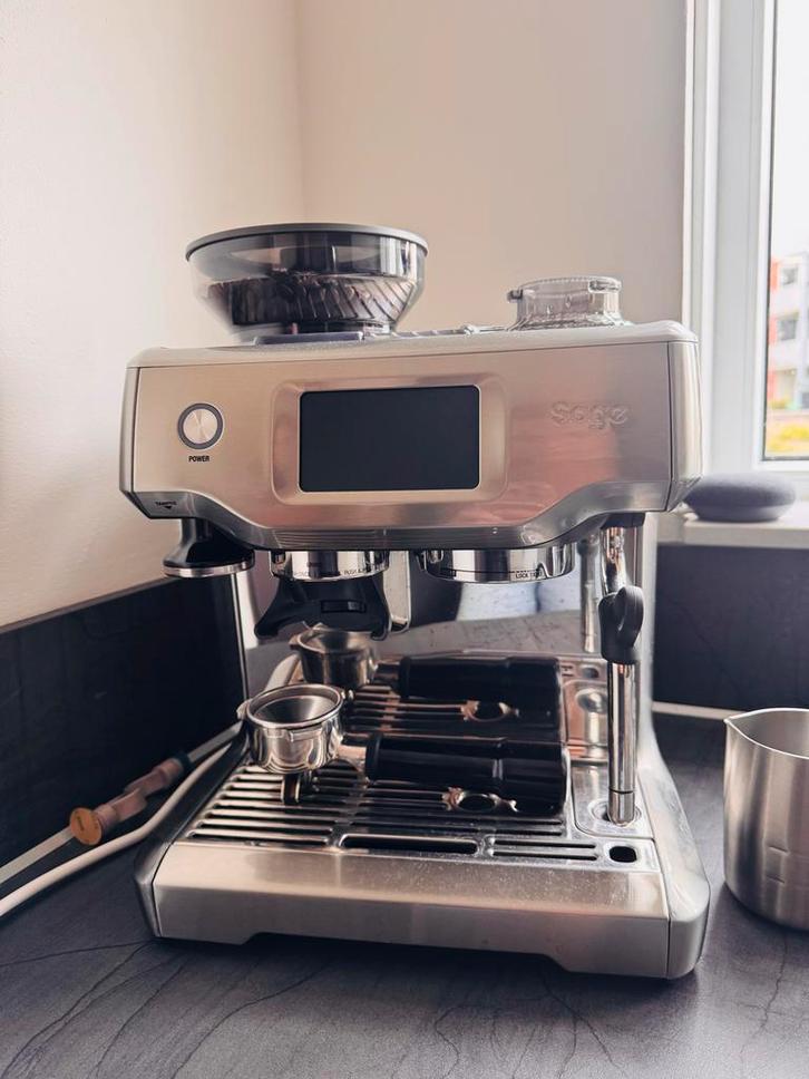 Sage Barista Touch Espressomachine, Witgoed en Apparatuur, Koffiezetapparaten, Zo goed als nieuw, Koffiebonen, Espresso apparaat