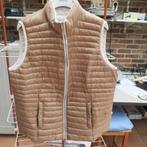 Bodywarmer nieuw doubleface wit lichtbruin Barbara Lebek 44, Overige kleuren, Maat 42/44 (L), Nieuw, Ophalen of Verzenden