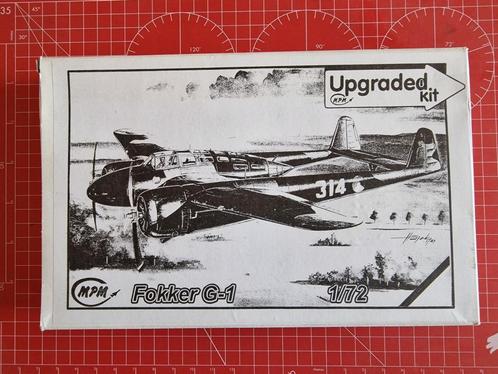 Fokker G1 MPM Upgraded kit met resin extra's, Hobby en Vrije tijd, Modelbouw | Vliegtuigen en Helikopters, Nieuw, 1:72 tot 1:144