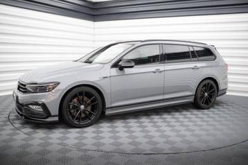 Voorlip sideskirt spoiler diffuser - Passat B8 R-line 19+ beschikbaar voor biedingen