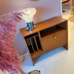 Vintage Mid-Century LP / vinylplatenkast, Ophalen, Zo goed als nieuw, 25 tot 50 cm