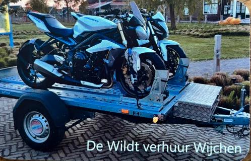 Motoraanhanger huren motortrailer huren, Diensten en Vakmensen, Verhuur | Auto en Motor, Aanhangwagen