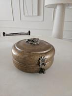 Chapati brood doos/box India messing / vintage doos, Ophalen of Verzenden