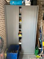 Stalen roldeur schuifdeur kast, Ophalen, Gebruikt, 100 tot 150 cm, Met slot