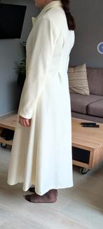 Lange crème jas M, Maat 38/40 (M), Beige, Nieuw, Ophalen of Verzenden