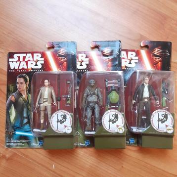 Star wars TFA Rey, Han Solo, Hassk