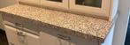 Twee terrazzo aanrechtbladen, Ophalen, Gebruikt