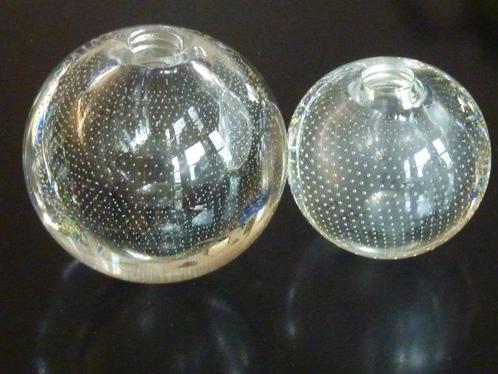 Spijkerbol, A.D. Copier, Leerdam, spijkervaas, 11.5 cm, 9 cm, Antiek en Kunst, Antiek | Glas en Kristal, Ophalen of Verzenden