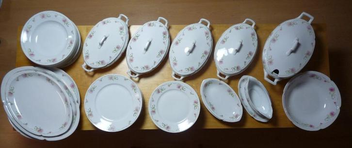 antiek (incompleet) servies Imperial PSL Empire (1920), Antiek en Kunst, Antiek | Servies los, Ophalen