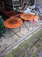 Gispen bijzettafel !!!! 50rond 51hoog, Ophalen, Minder dan 55 cm, Rond, Zo goed als nieuw