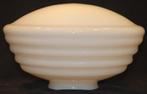 Witte geribbelde Gispen glazen lampenkap, Ophalen of Verzenden