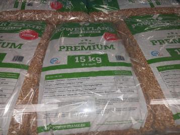 POWER FLAME houtpellets beschikbaar voor biedingen