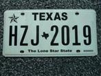 Kentekenplaat licenseplate Texas 3 USA, Verzenden, Gebruikt, Auto's