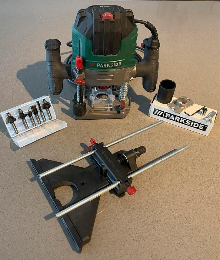 Parkside Bovenfrees POF 1200 D3 - Zo Goed Als Nieuw!, Doe-het-zelf en Verbouw, Gereedschap | Overige machines, Zo goed als nieuw