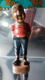 LAMBIK VAN HOUT 53CM, Ophalen of Verzenden, Zo goed als nieuw, Beeldje of Figuurtje