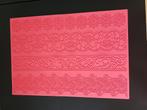 Grote siliconen mat voor het maken van taartkant/cake lace, Ophalen, Zo goed als nieuw, Taarten of Cupcakes, Overige typen