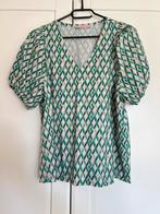 Studio anneloes zomer shirt M green/grijs/offwhite, Kleding | Dames, Tops, Maat 38/40 (M), Ophalen of Verzenden, Zo goed als nieuw