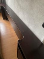 Auping achterwand wengé (d.bruin) 180cm, Ophalen, Gebruikt, Bruin, Tweepersoons