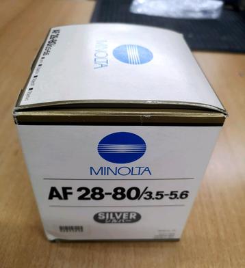 Minolta AF 28-80 objectief nieuw in doos beschikbaar voor biedingen