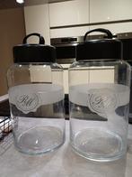 Riviera Maison Voorraadpotten Glas - 2 Stuks 35cm hoog, Ophalen, Zo goed als nieuw