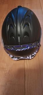 Skie helm te koop met skie bril, Overige typen, Zo goed als nieuw, Skiën, Minder dan 100 cm