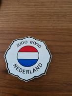 5289 Judo Bond Nederland Embleem Sticker, Verzamelen, Ophalen of Verzenden, Gebruikt, Overige typen