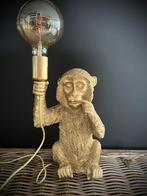 Light & living monkey/aap lamp goud h41.5 cm, met lamp 56 cm, Huis en Inrichting, Ophalen, Zo goed als nieuw, Kunststof, 50 tot 75 cm