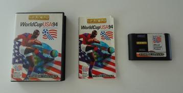 World Cup USA '94 compleet voor Sega Mega Drive beschikbaar voor biedingen