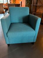 Blauwe stoel, Huis en Inrichting, Fauteuils, Ophalen, Zo goed als nieuw, 75 tot 100 cm, Stof