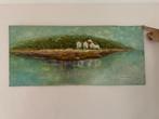 Huis aan de kust, Antiek en Kunst, Kunst | Schilderijen | Klassiek, Ophalen
