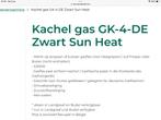 Campinggas kachel, Caravans en Kamperen, Kampeeraccessoires, Ophalen of Verzenden