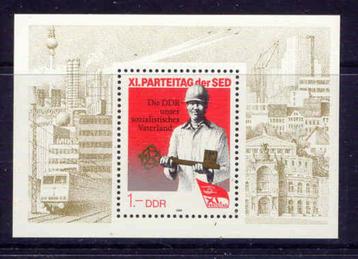 ddr 1986 pf mi 3013 block 83 beschikbaar voor biedingen