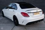 Mercedes-Benz C-klasse AMG 43 4MATIC 367 PK Panoramadak Burm, Auto's, Mercedes-Benz, 367 pk, Leder, Bedrijf, Vierwielaandrijving