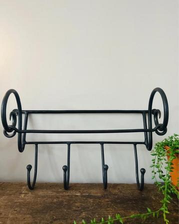 Vintage gietijzeren wandkapstok – 38 cm – hele mooie staat beschikbaar voor biedingen
